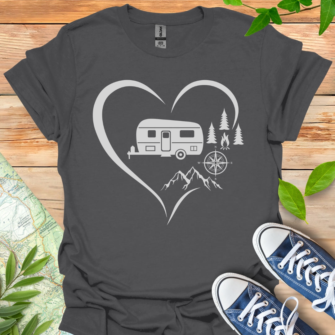 Heart Camping T-Shirt