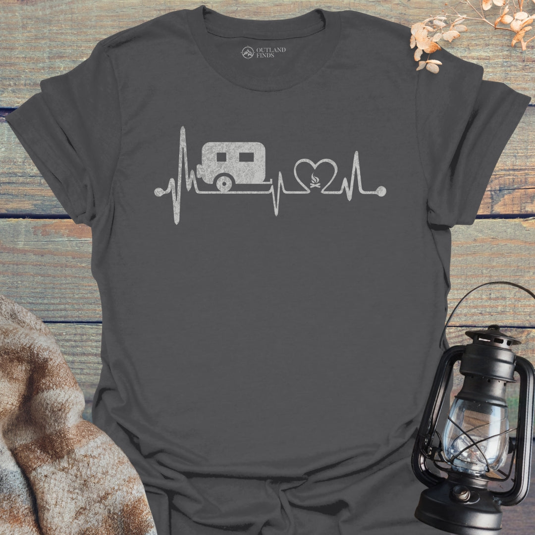 Camping EKG T-Shirt