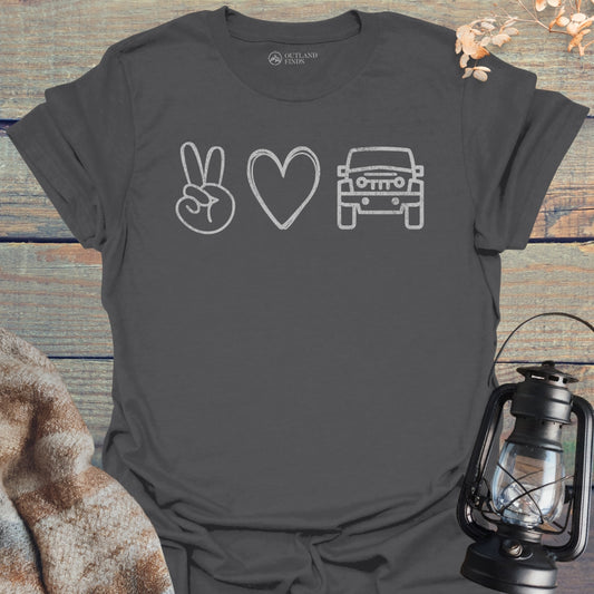 Peace Love Ride T-Shirt