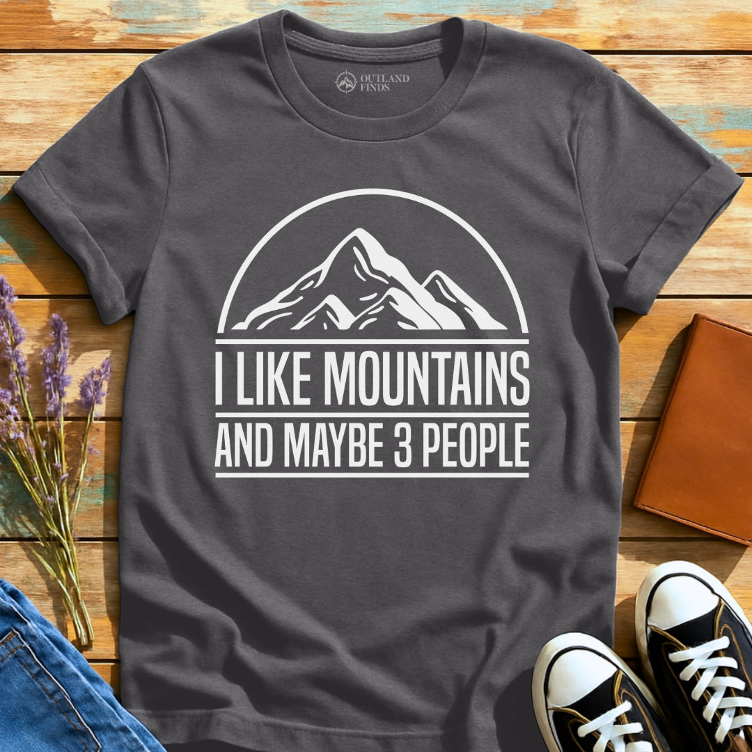 Mountains & 3 People T-Shirt
