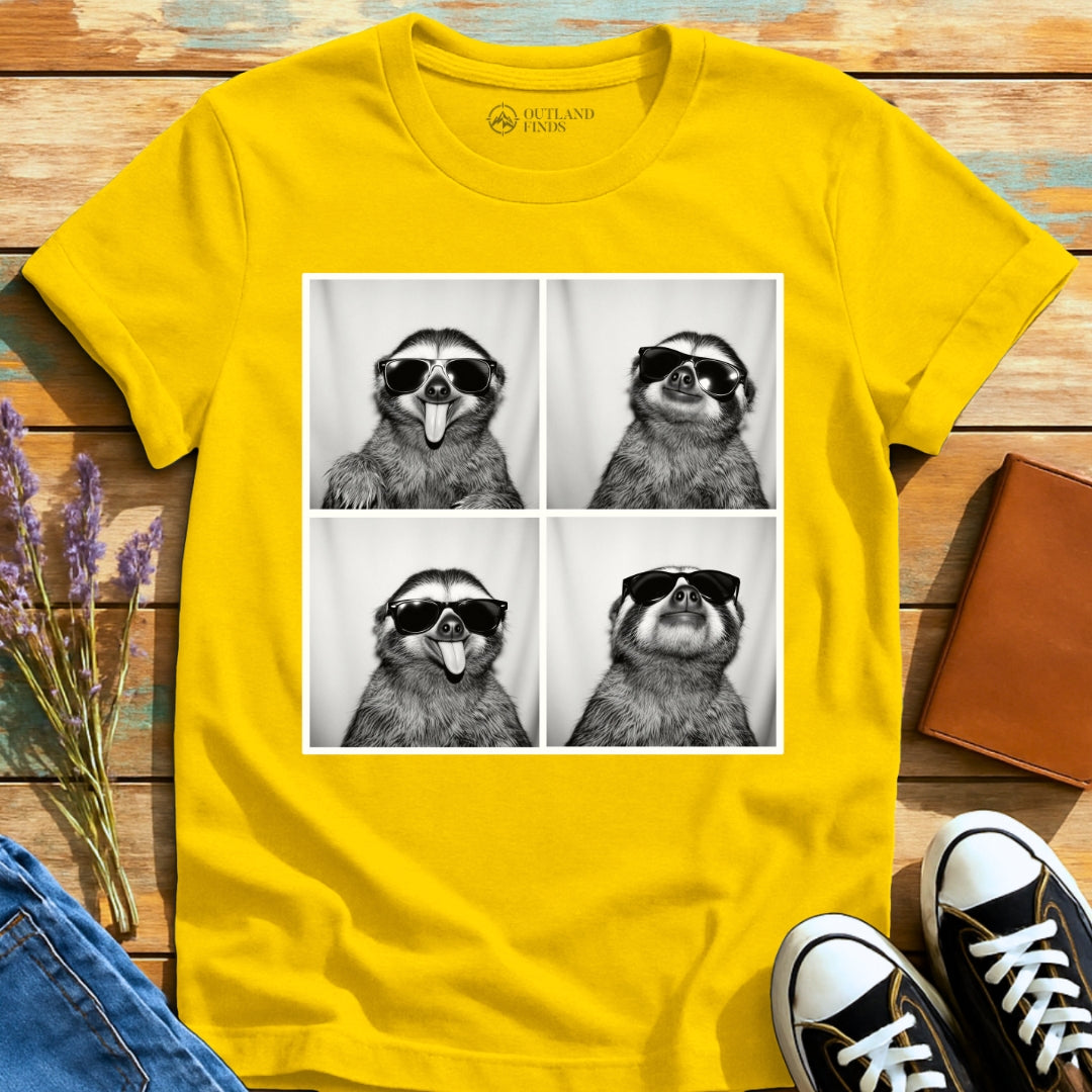 Photo Booth Sloth T-Shirt