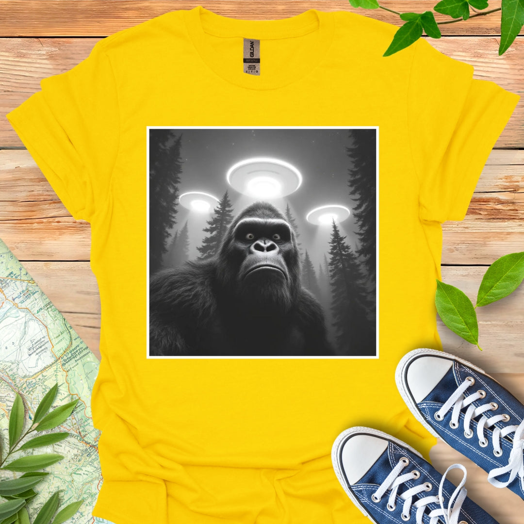 Bigfoot & UFOs T-Shirt