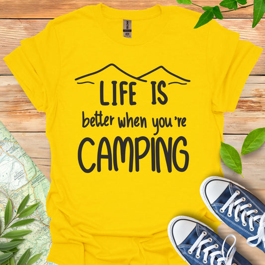 Better When Camping T-Shirt