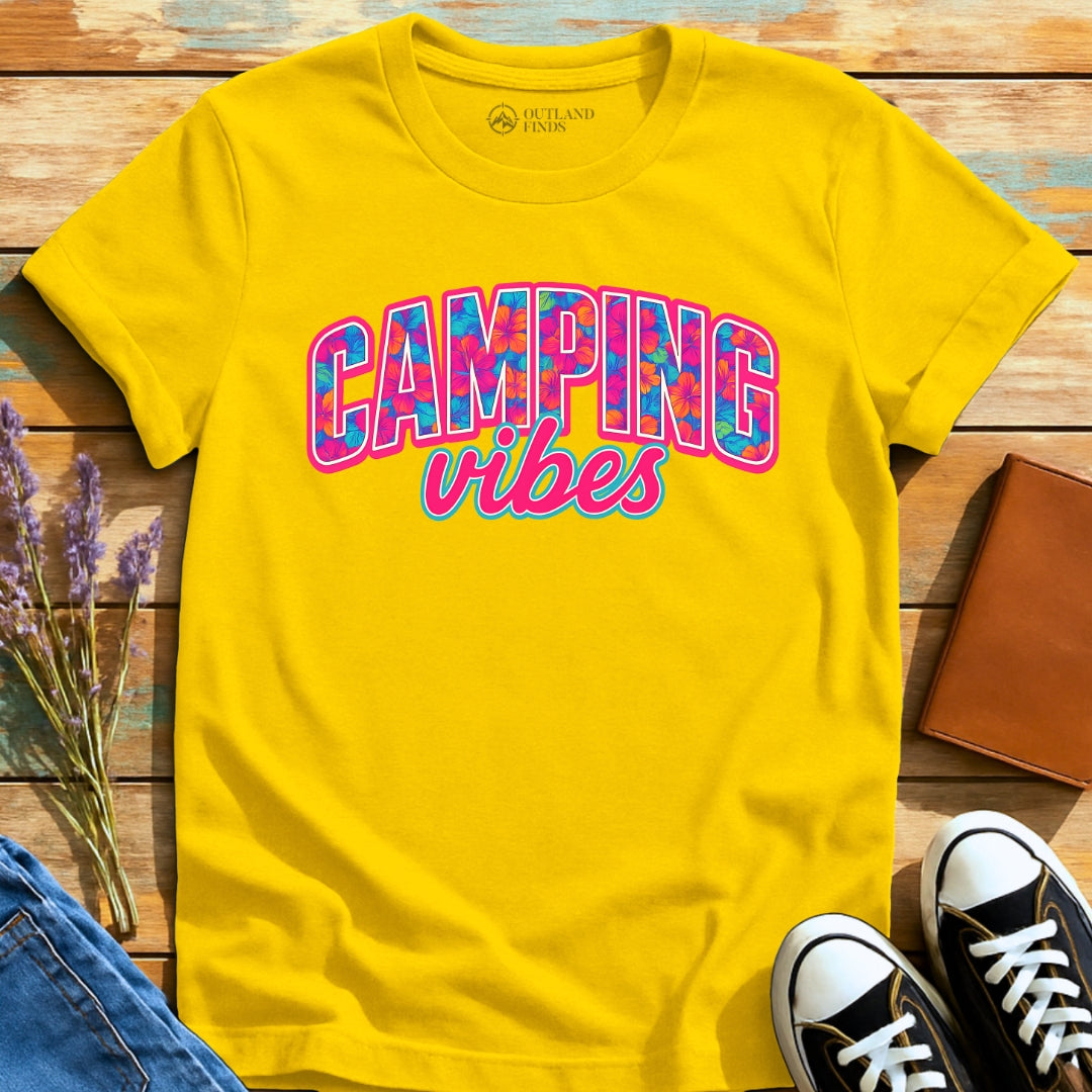 Floral Camping Vibes T-Shirt