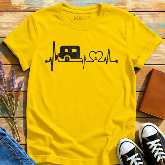 Camping EKG T-Shirt