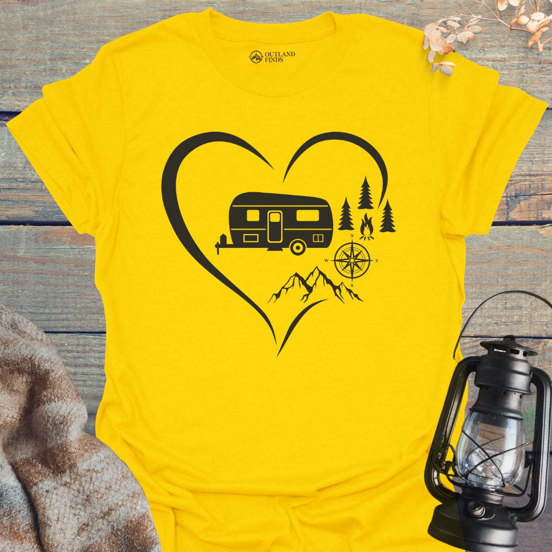 Heart Camping T-Shirt
