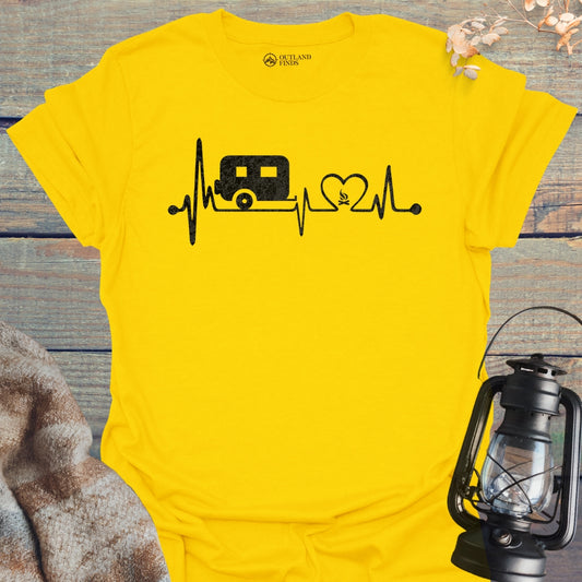 Camping EKG T-Shirt