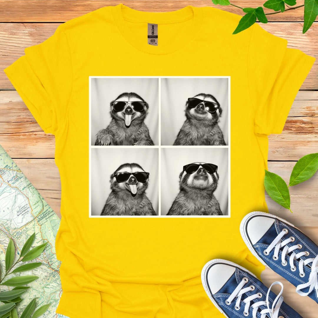 Photo Booth Sloth T-Shirt