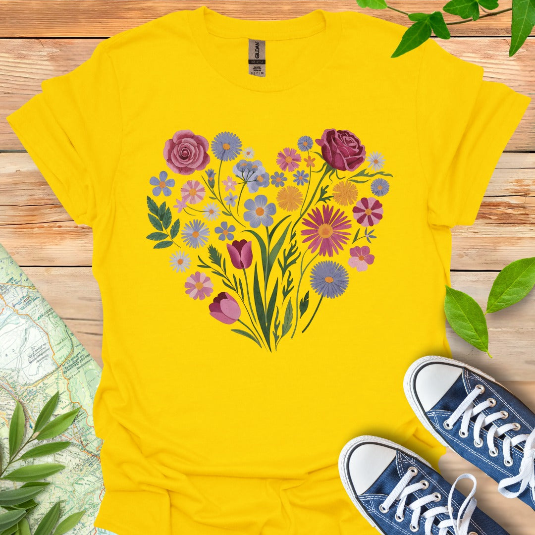 Heart of Flowers T-Shirt