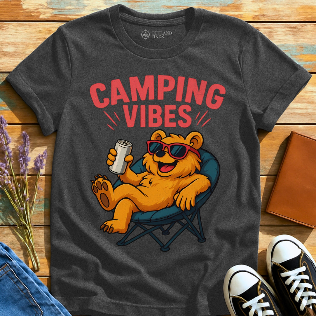 Camping Bear Vibes T-Shirt