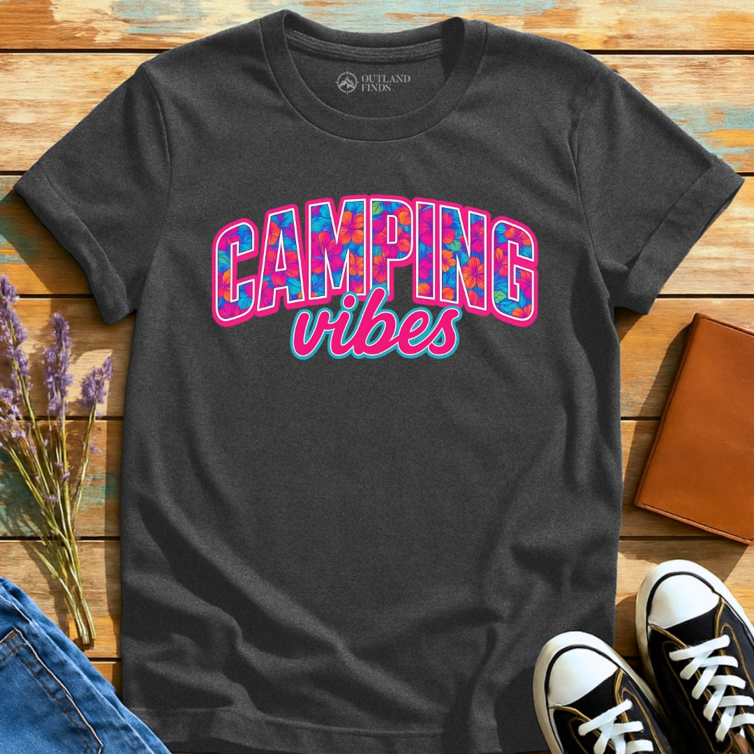 Floral Camping Vibes T-Shirt