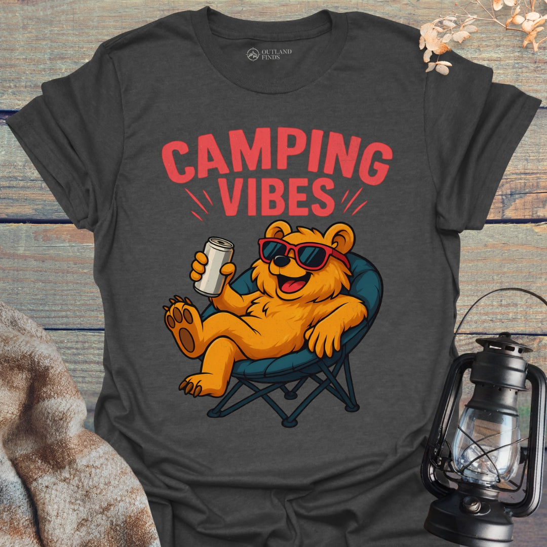 Camping Bear Vibes T-Shirt