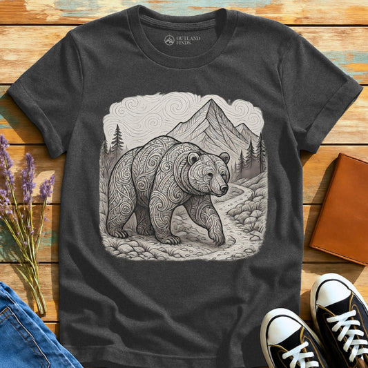 Zentangle Bear T-Shirt