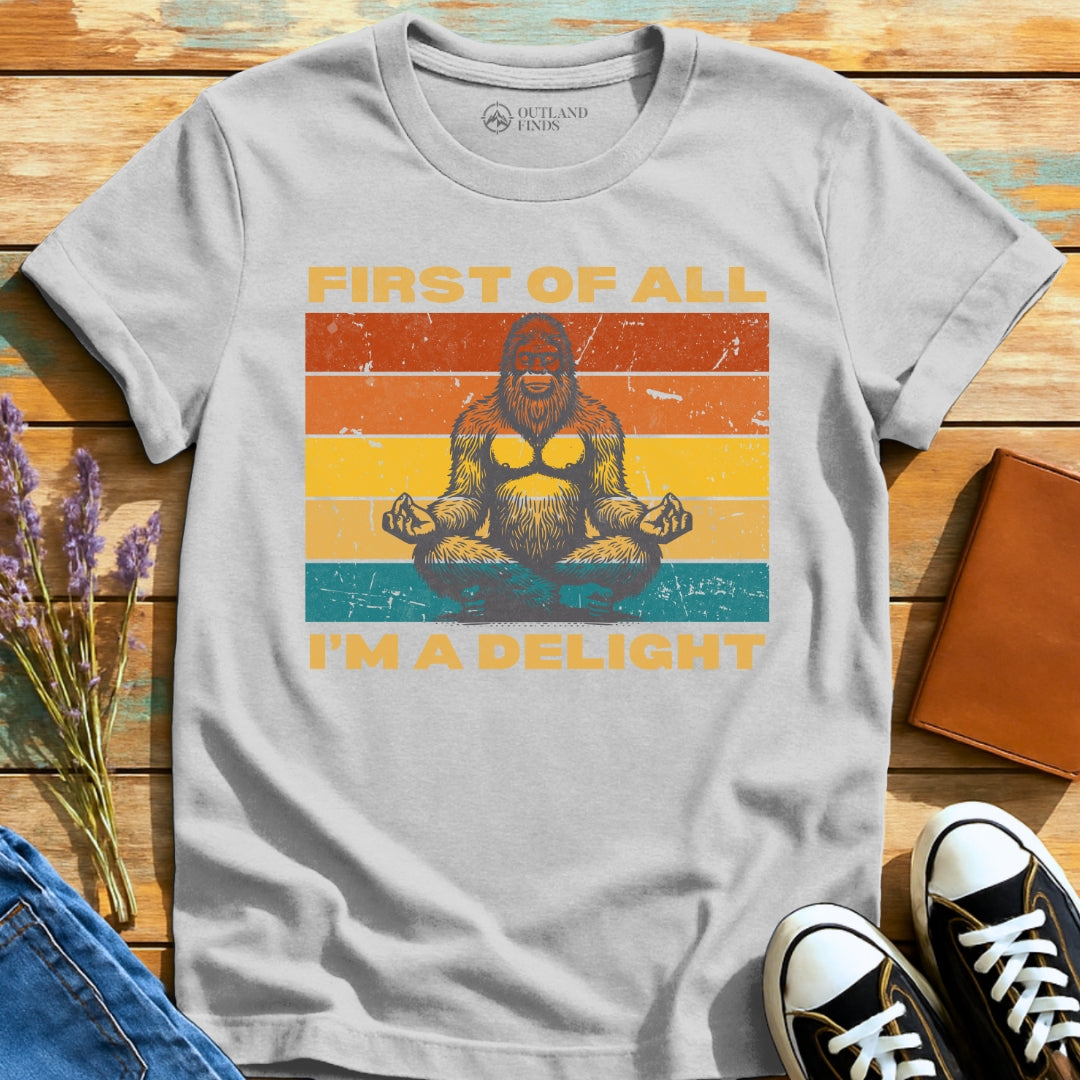 Delight Bigfoot Yoga T-Shirt