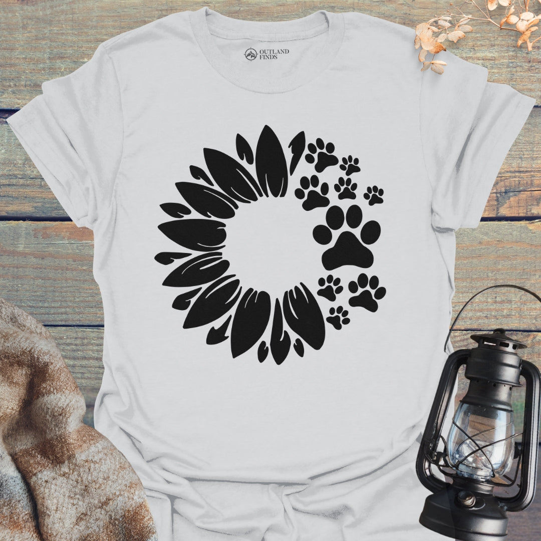 Flower with Paws T-Shirt