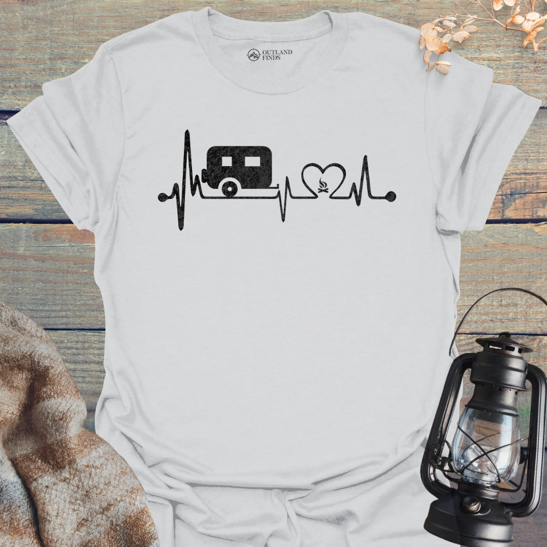 Camping EKG T-Shirt