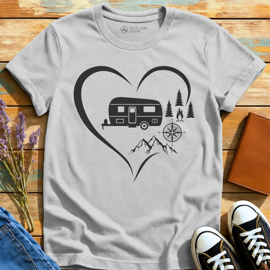 Heart Camping T-Shirt