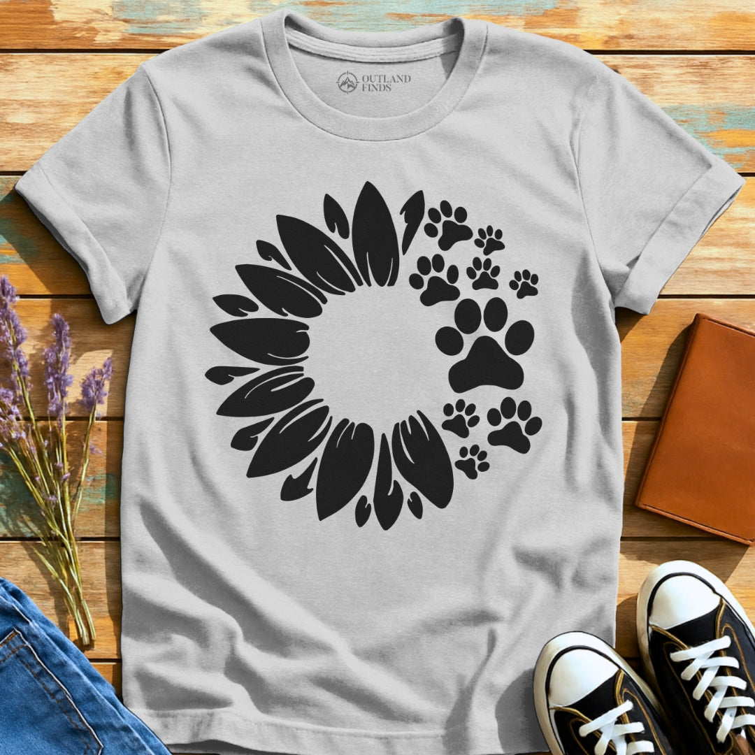 Flower with Paws T-Shirt