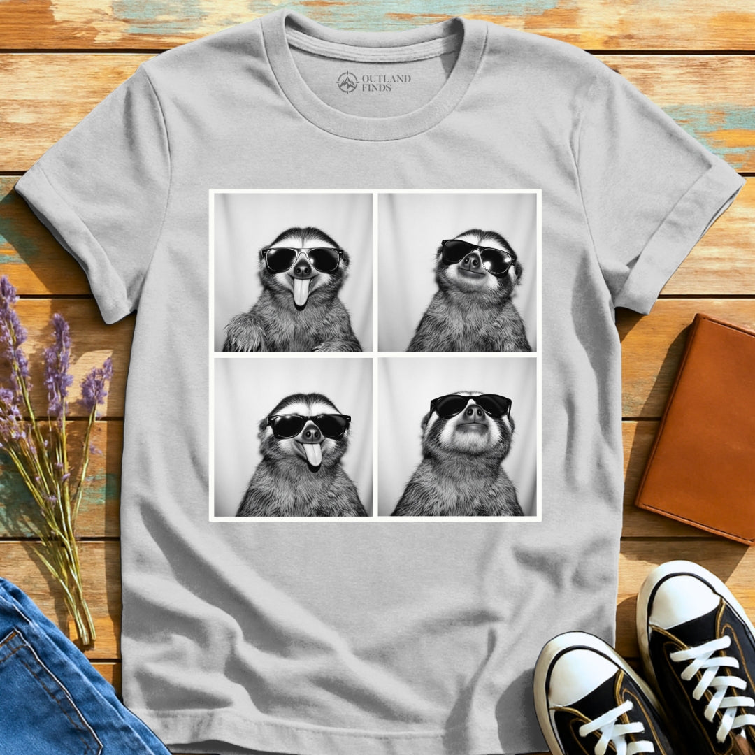 Photo Booth Sloth T-Shirt
