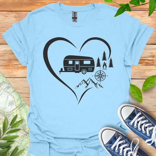 Heart Camping T-Shirt