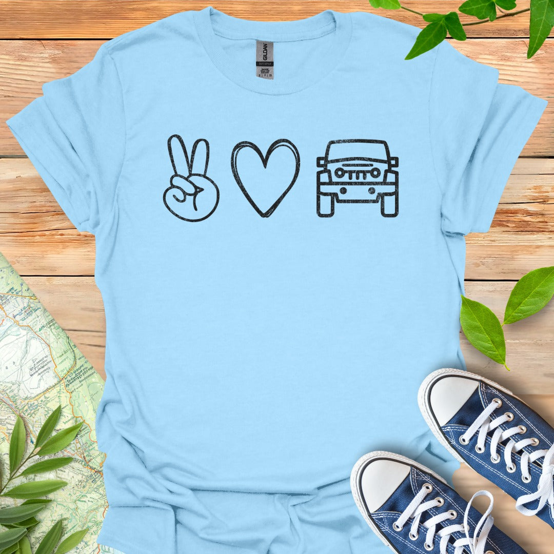 Peace Love Ride T-Shirt