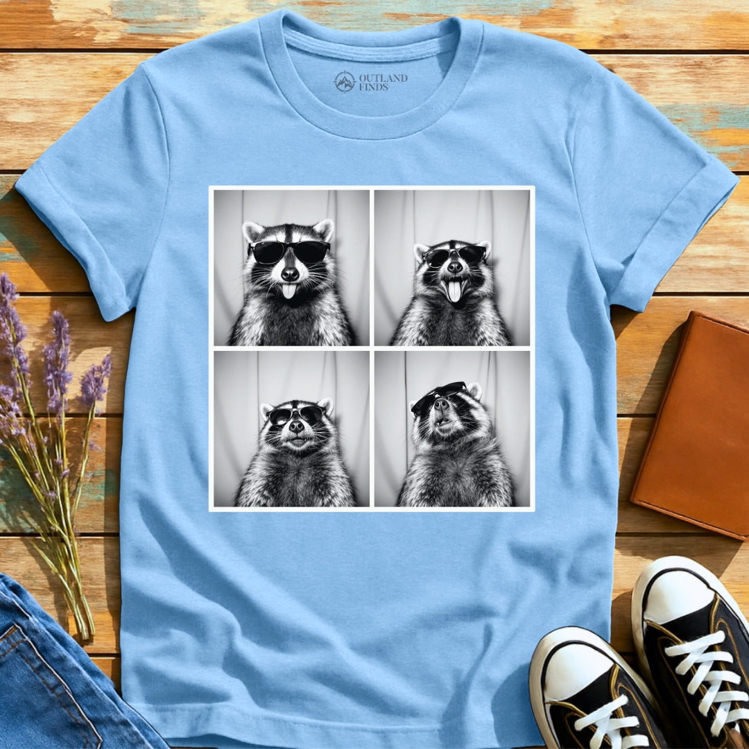 Photo Booth Raccoon T-Shirt