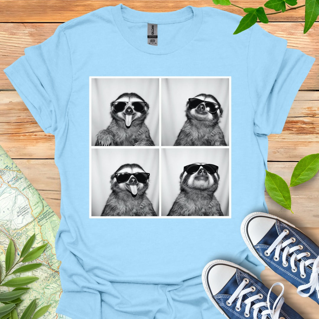 Photo Booth Sloth T-Shirt