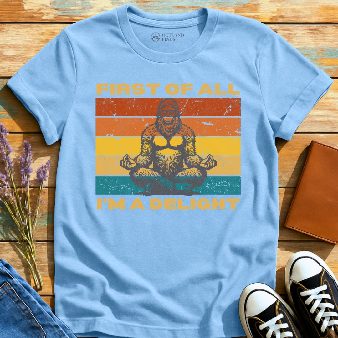 Delight Bigfoot Yoga T-Shirt