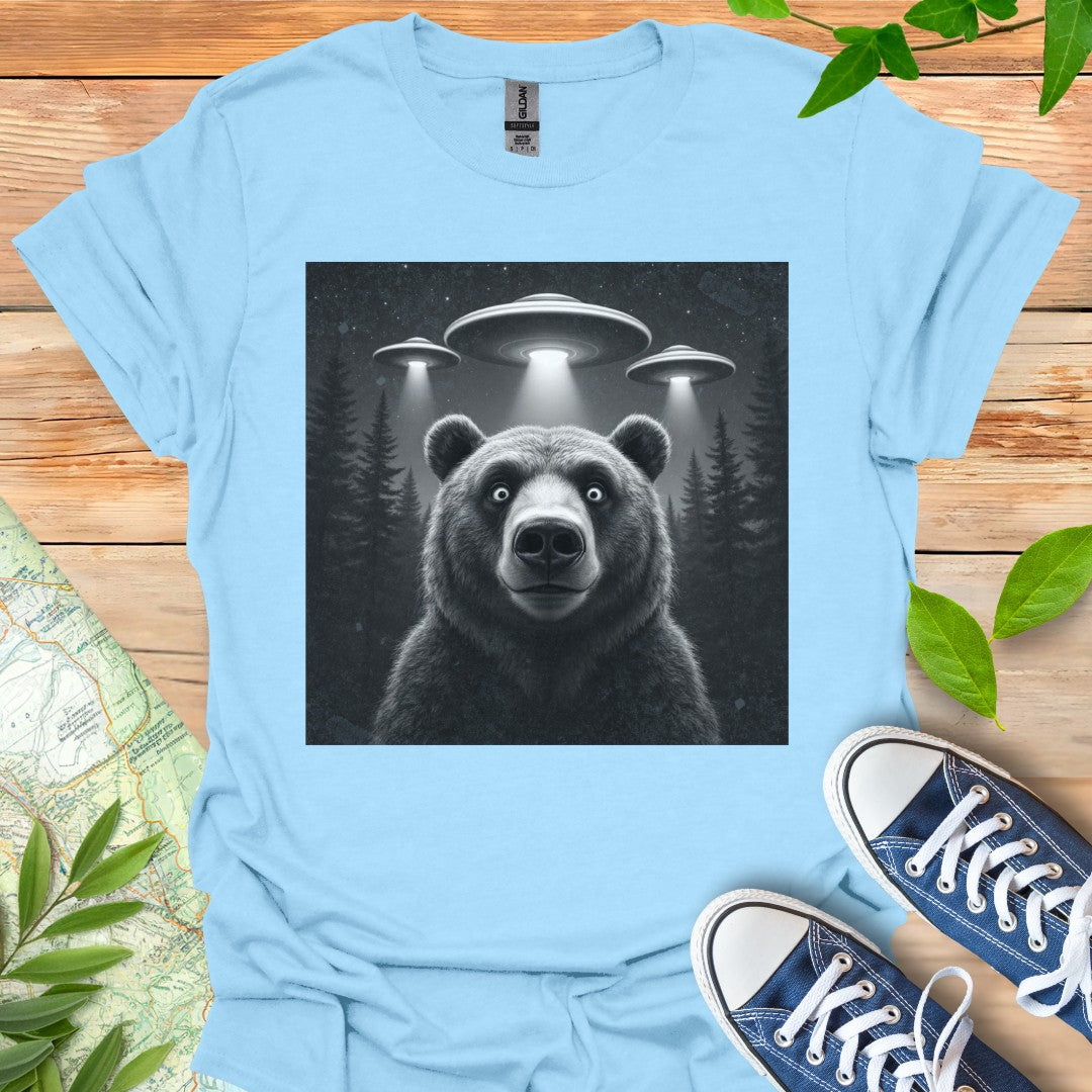 Surprised Bear Selfie T-Shirt