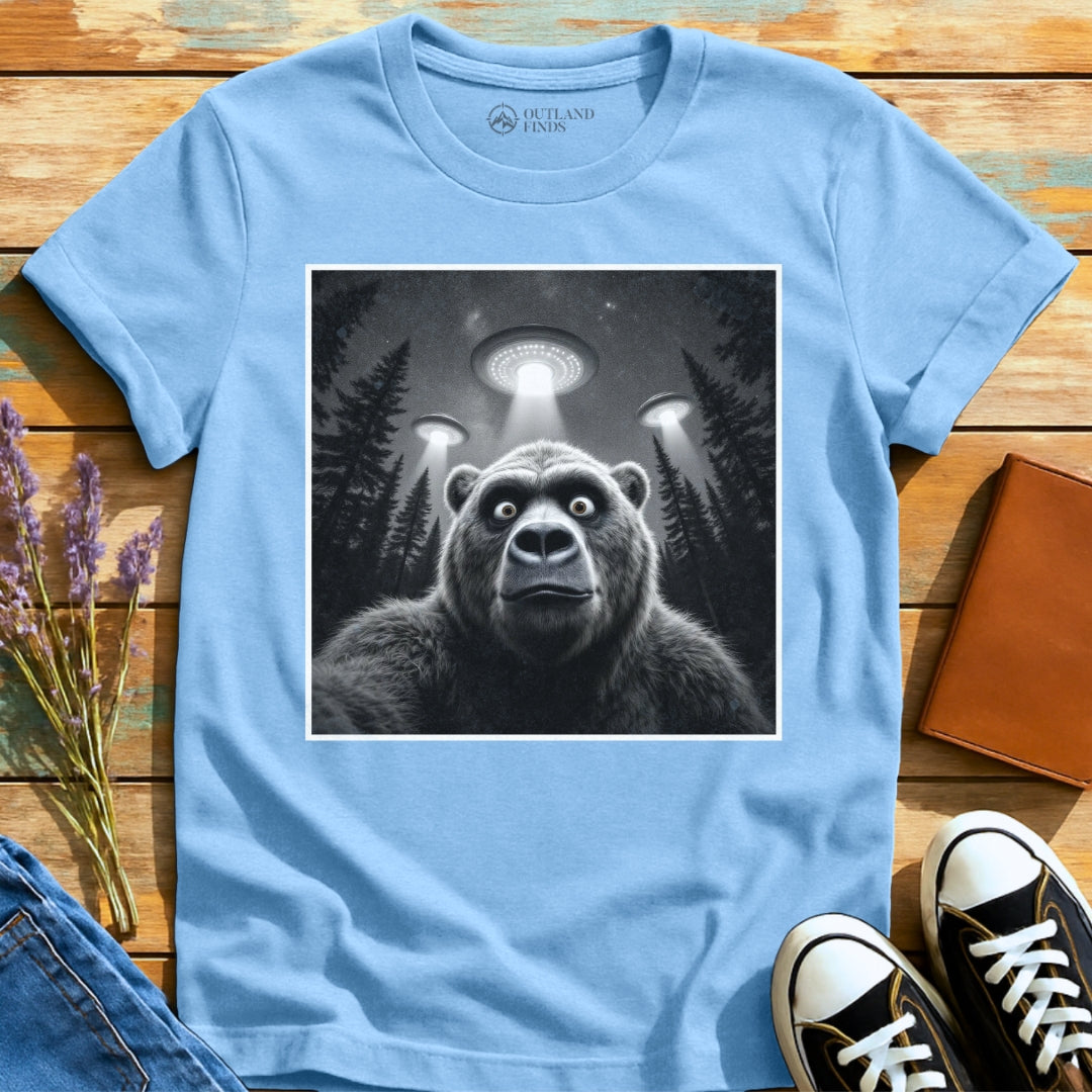 Bear UFO Selfie T-Shirt