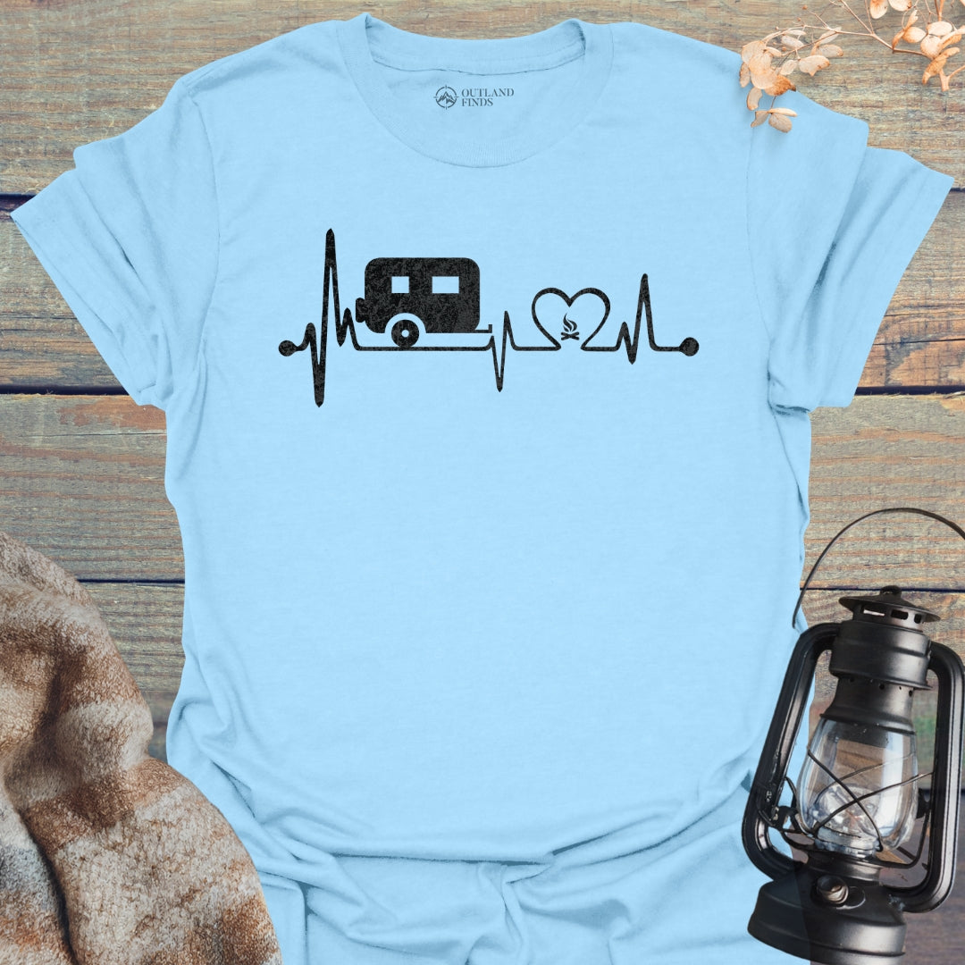 Camping EKG T-Shirt