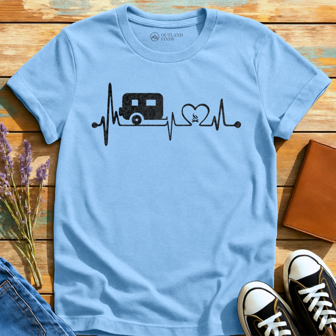 Camping EKG T-Shirt