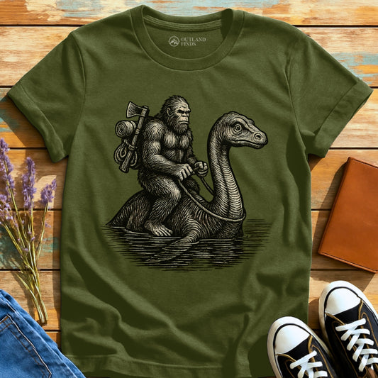 Bigfoot Loch Ness T-Shirt