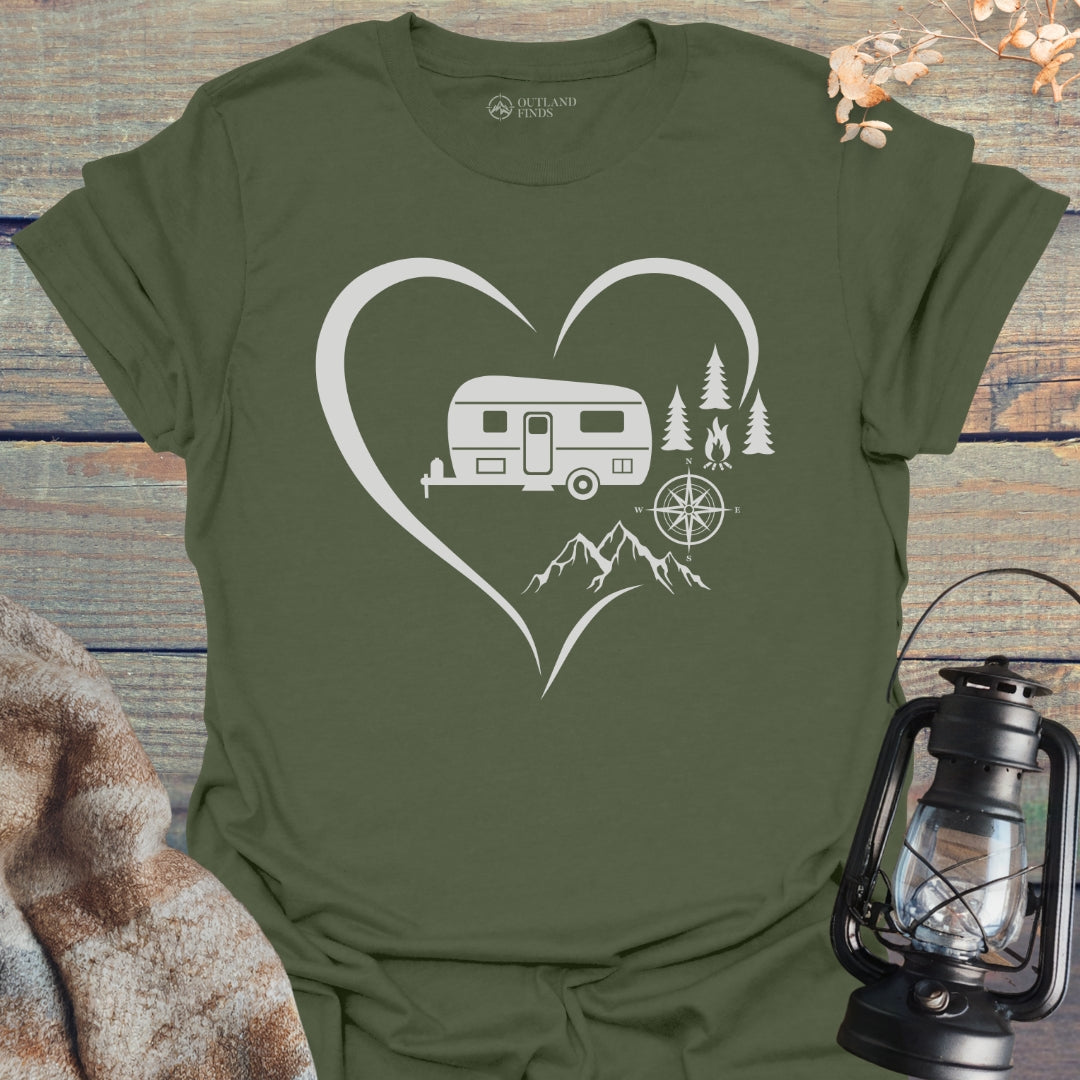 Heart Camping T-Shirt