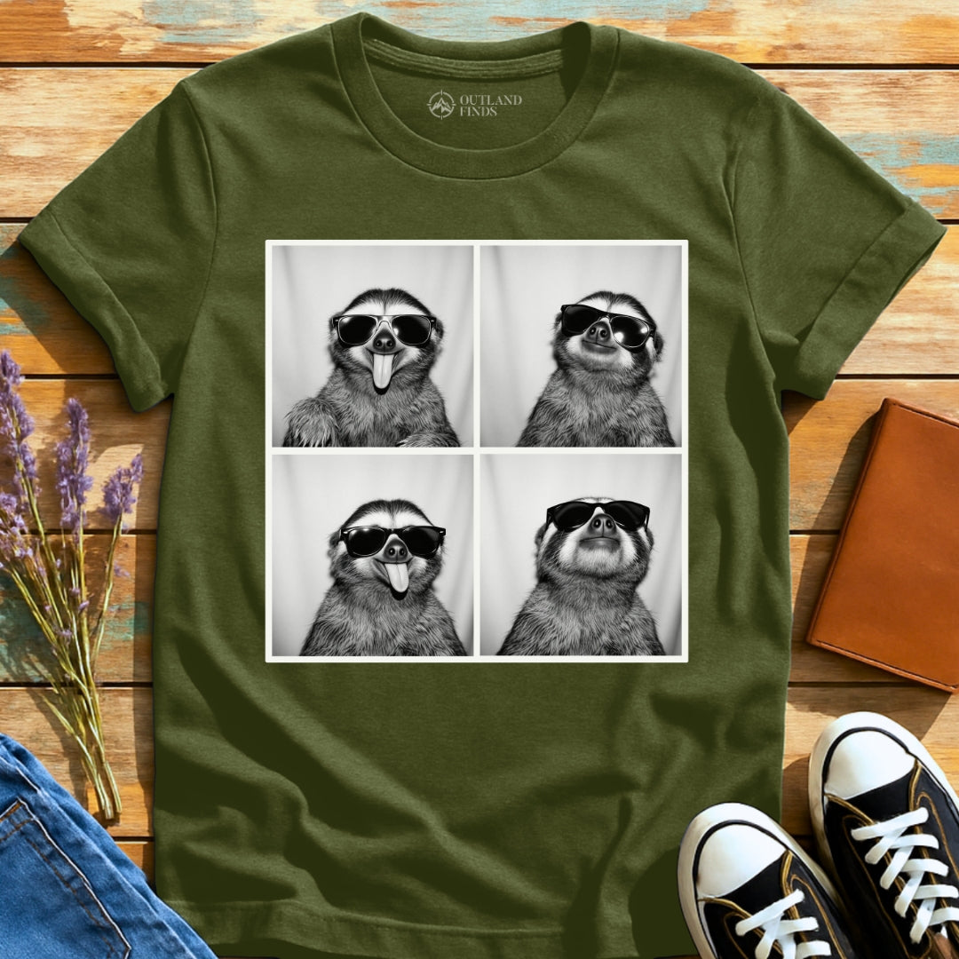 Photo Booth Sloth T-Shirt
