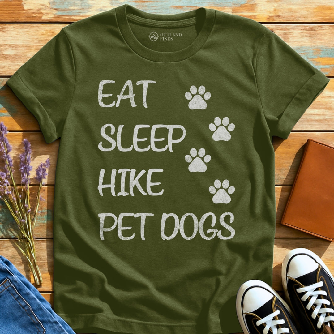 Eat Hike Pet T-Shirt