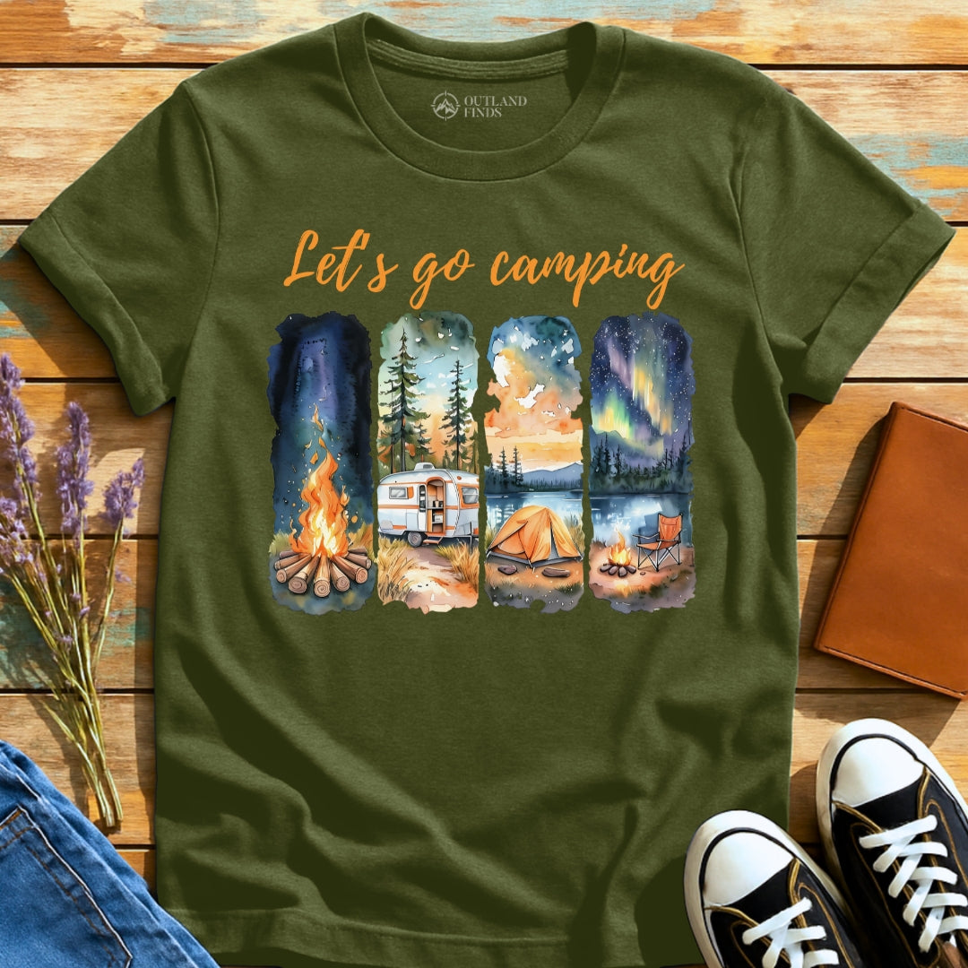 Let's Go Camping T-Shirt