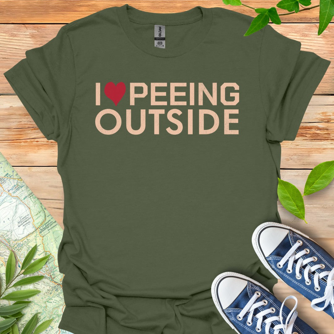 Peeing Outside T-Shirt