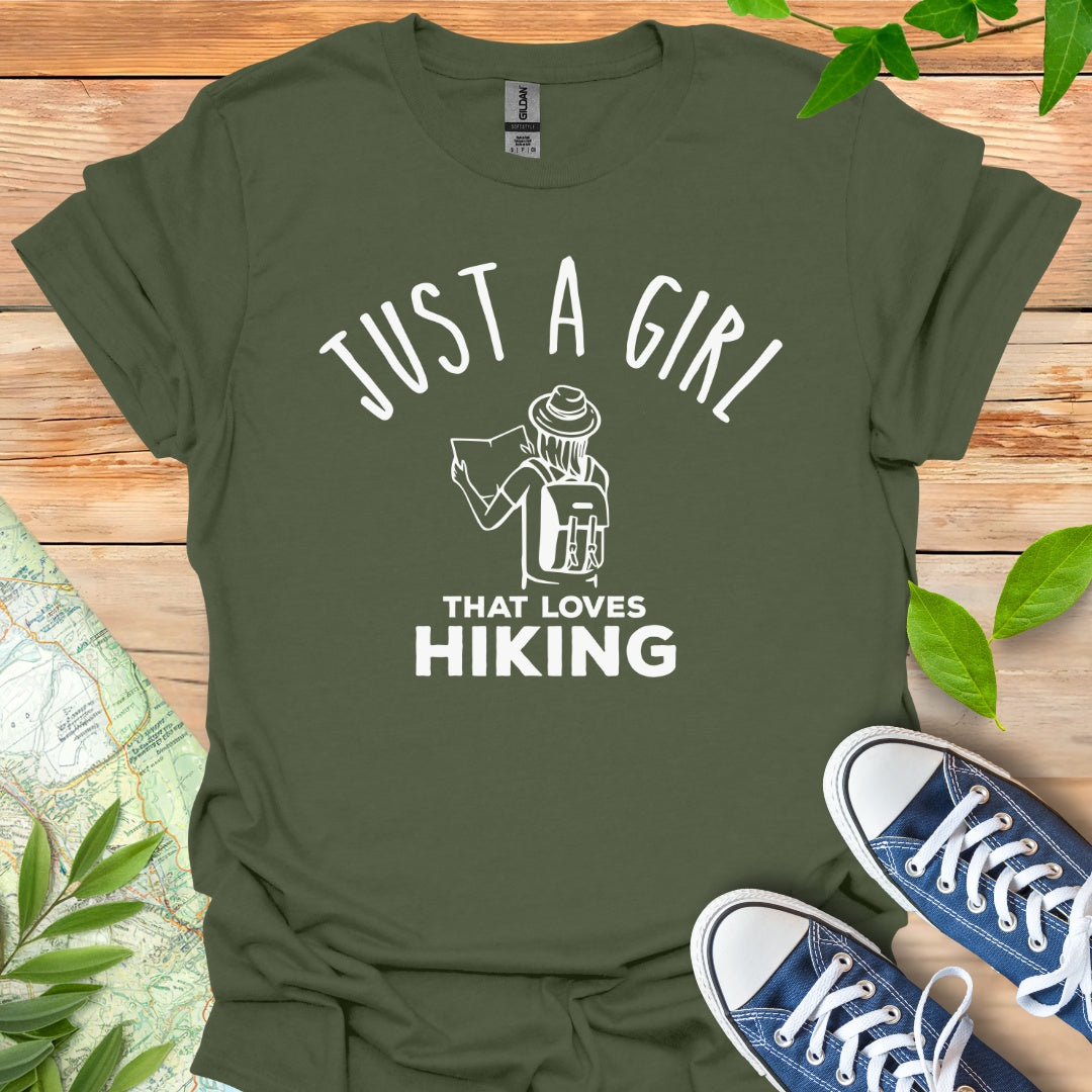 Girl Loves Hiking T-Shirt