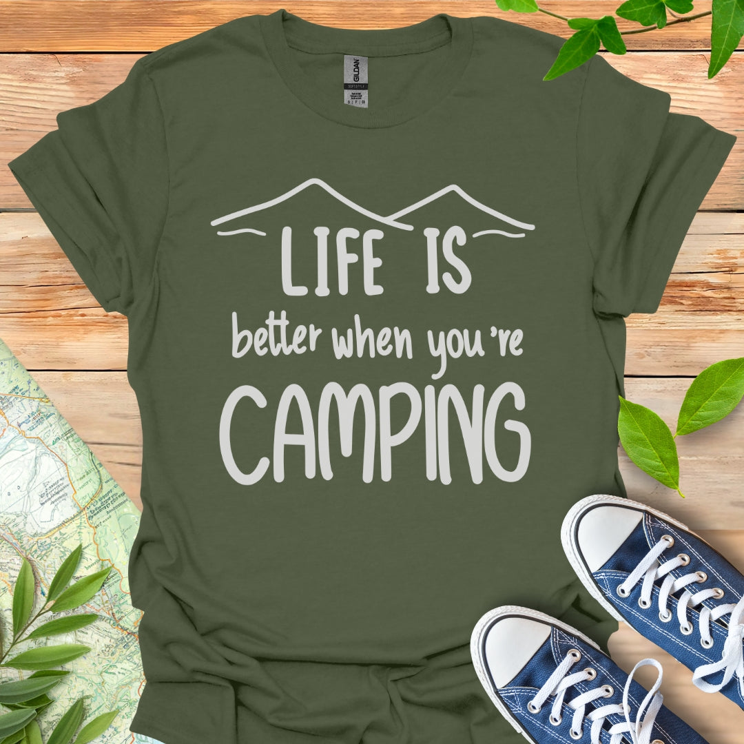 Better When Camping T-Shirt