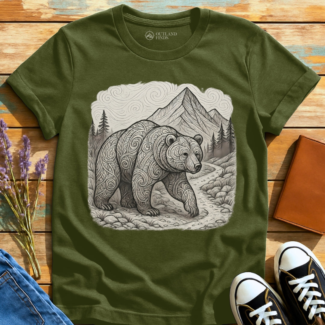 Zentangle Bear T-Shirt
