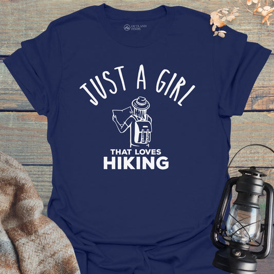 Girl Loves Hiking T-Shirt