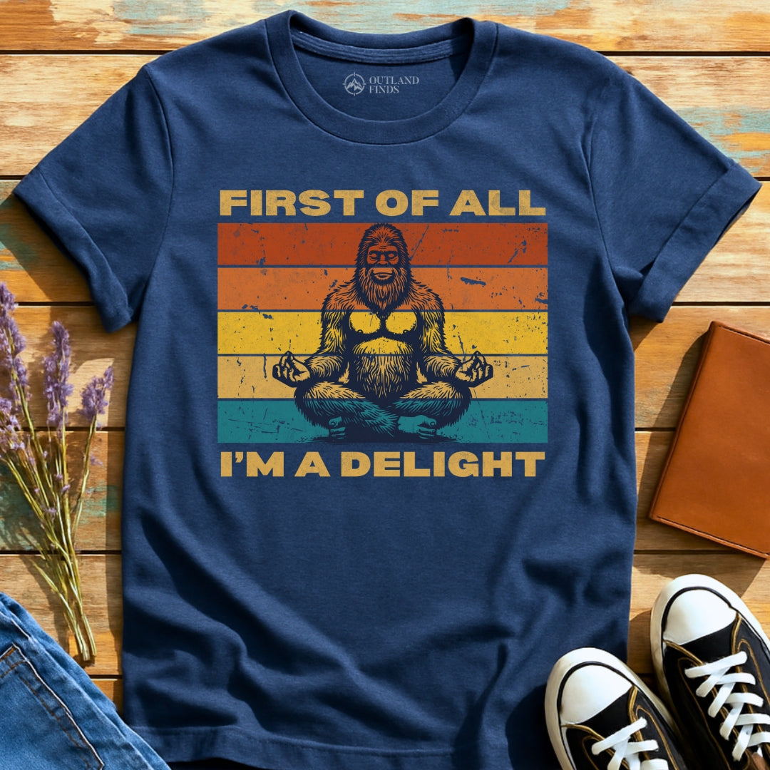 Delight Bigfoot Yoga T-Shirt