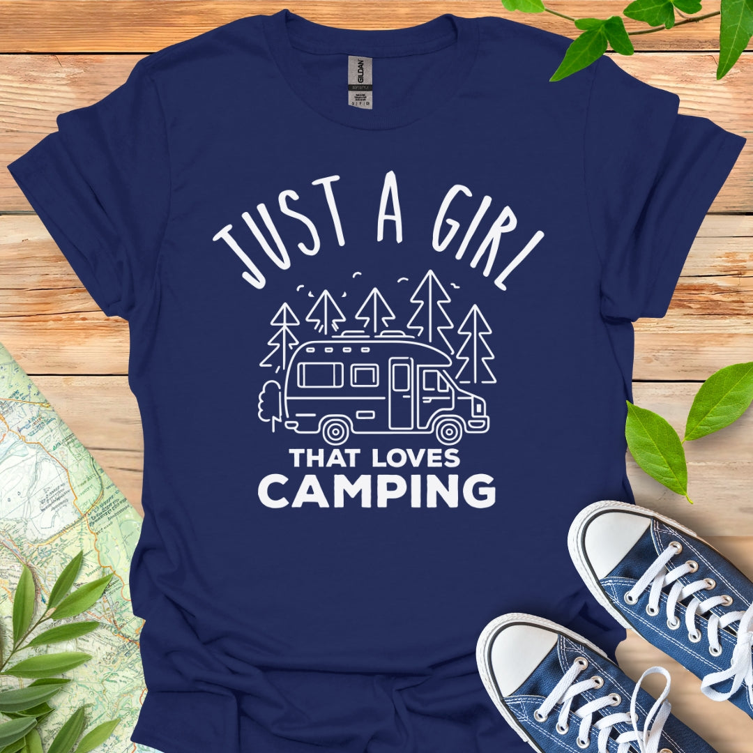 Girl Loves Camping T-Shirt