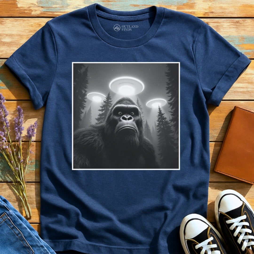 Bigfoot & UFOs T-Shirt