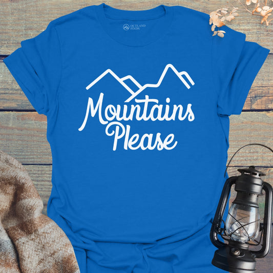 Mountains Please Simple T-Shirt