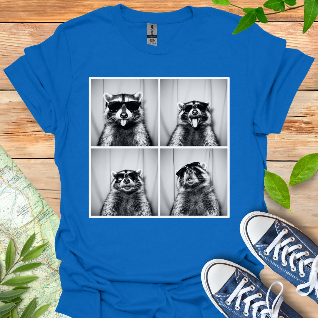 Photo Booth Raccoon T-Shirt