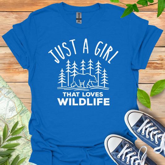 Girl Loves Wildlife T-Shirt