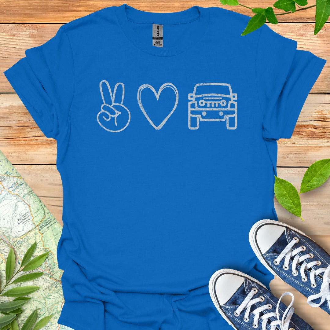 Peace Love Ride T-Shirt