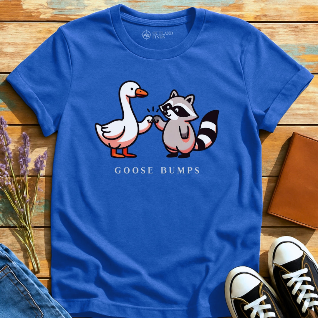 Goose Bumps Raccoon T-Shirt